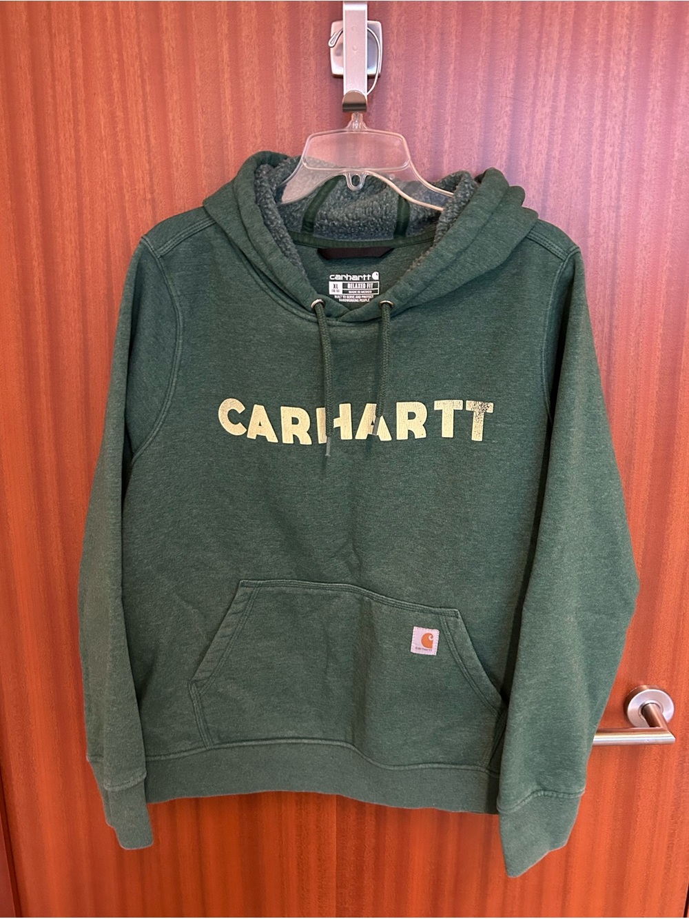 Carhartt Forest Green Logo Hoodie